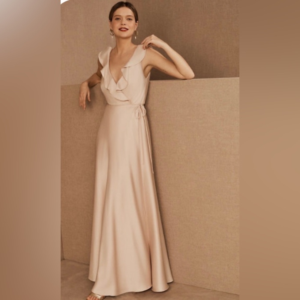 Sachin and Babi Ruffle Gown